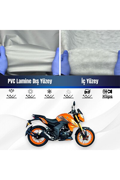 ULTRASHOP ARORA ARS 200 Uyumlu   Motosiklet Branda Su Geçirmez Motor Brandası