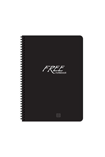 KESKİN COLOR Keskin Color Free Spiralli Siyah Plastik Kapak 100 Yaprak A4 Çiz...