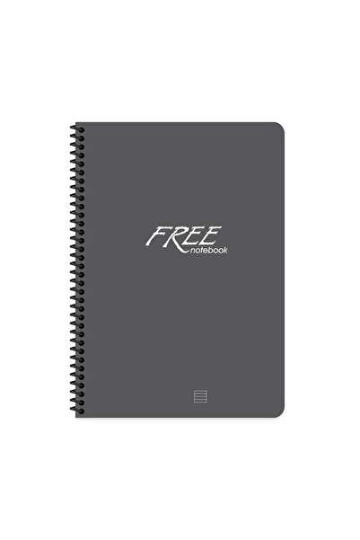 KESKİN COLOR Keskin Color Free Spiralli Koyu Gri Plastik Kapak 100 Yaprak A4 ...