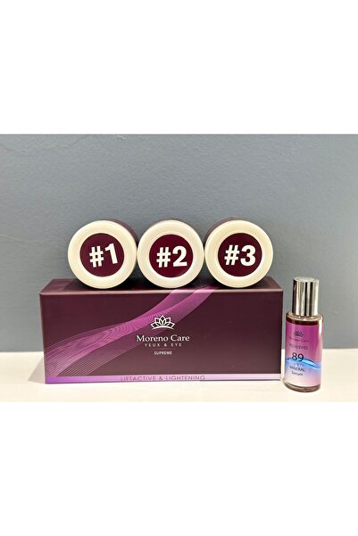 Moreno Care 4 aşamalı göz altı morluk protokolü uygulaması krem serum vitamin...