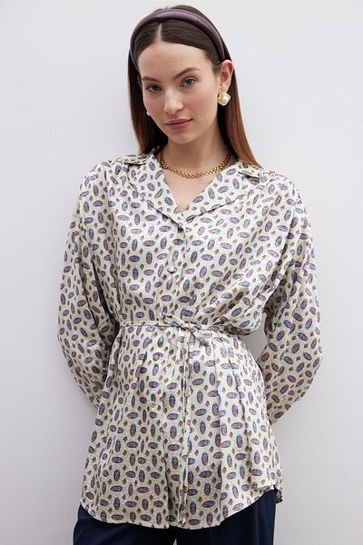 Manuka Hemd mit Vintage-Muster von Agnes