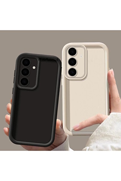 m.tk moveteck Samsung Galaxy A15 Kılıf Yumuşak Renkli Lansman Silikon Kamera Korumalı Çıkıntılı Kenarlı 3d Desenli