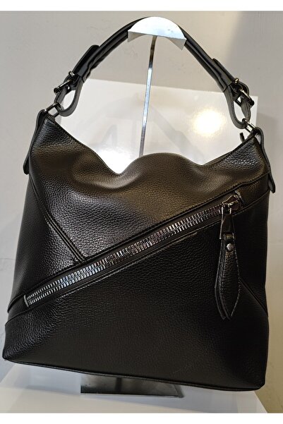 bundle island Μαύρη γυναικεία τσάντα χιαστί - διπλό διαμερίσματα, ρυθμιζόμενο...