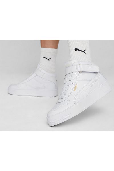 Puma Tenis Carina Street Mid White - Pantofi sport casual