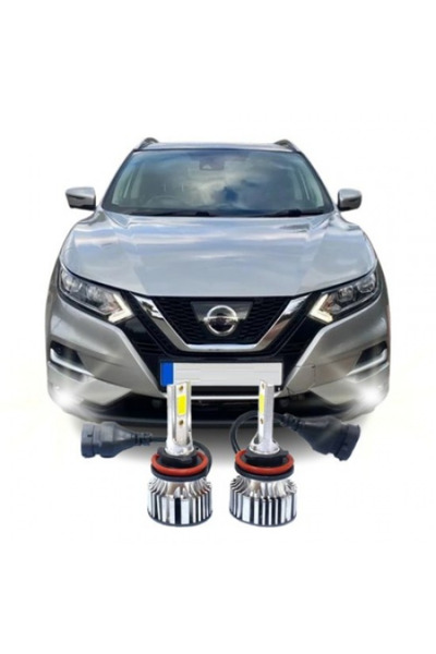 Fardoktoru NISSAN QASHQAİ J11 (2018-2021) LED SİS FARI AMPULÜ DUO H8