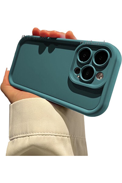 m.tk moveteck İphone 15 Pro Max Kılıf Yumuşak Renkli Lansman Silikon Kamera K...
