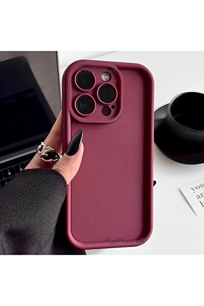 m.tk moveteck İphone 15 Pro Kılıf Yumuşak Renkli Lansman Silikon Kamera Korum...