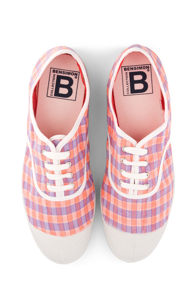 Bensimon LACETS FEMME SUMMER CHECKS MANGUE - KADIN AYAKKABISI