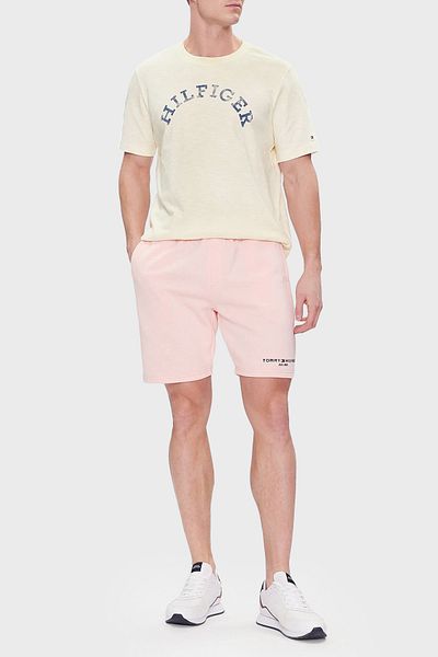 Tommy Hilfiger Logolu Bisiklet Yaka % 100 Pamuk Regular Fit T Shirt Erkek T SHİRT MW0MW34432 AEF
