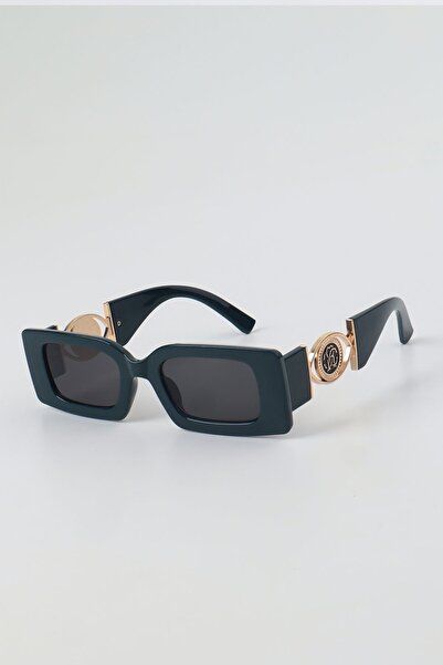 Kapin Eyes Kemik Dikdörtgen Yeşil Güneş Gözlüğü