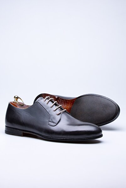 FARUK SAĞIN Grey Festa - Comfortable Fit Slide-Looking Design