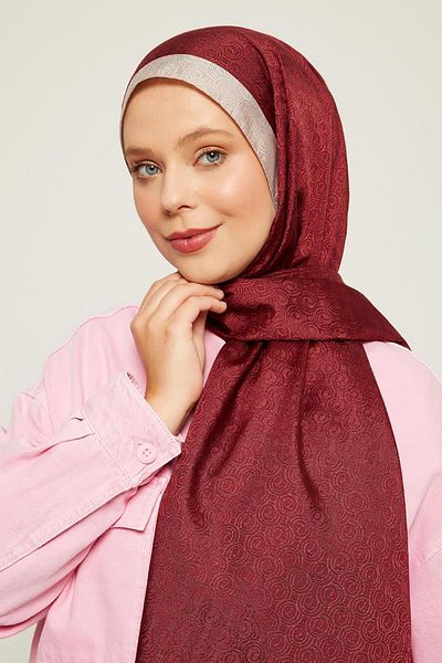 Levidor Şal cu monogramă jacquard cu model inel