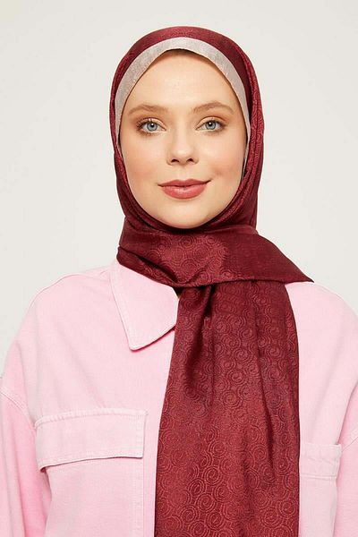 Levidor Şal cu monogramă jacquard cu model inel
