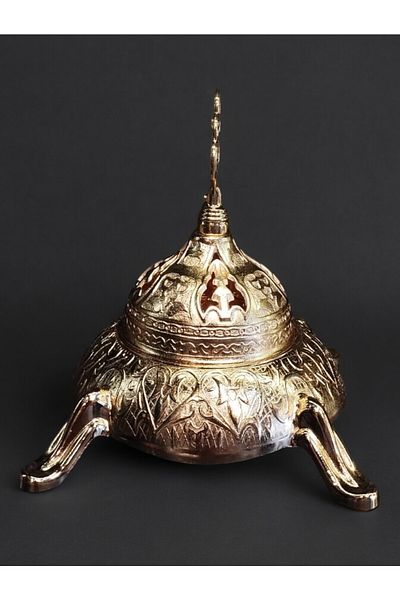 liveisthome Vintage Decorative Metal Ashtray - With Lid