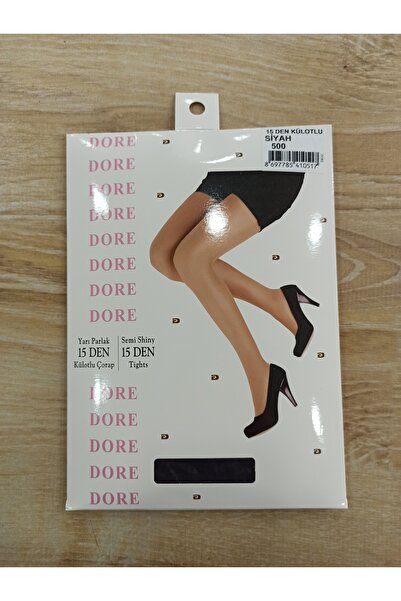 Dore Çorap Fit 15 Black Women's Pantyhose - 500