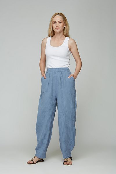 estewoman 100% Cotton Muslin Shalwar Pants