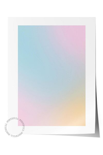 Postifull Aura Series NO:75 - Έγχρωμη αφίσα χωρίς πλαίσιο, με αριθμό αγγέλου