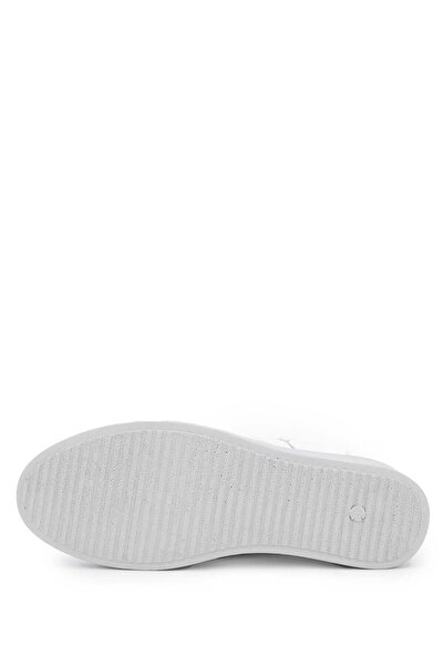 Tamer Tanca White Genuine Leather Women's Casual Shoes