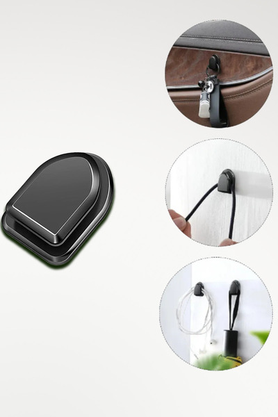 Beatitude 10 Adet Yapışkanlı Kanca Seti Ev Araç İçi Aksesuar Iphone Şarj Kabl...