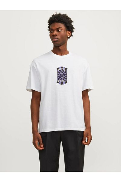 Jack & Jones Ανδρικό μπλουζάκι με στάμπα πλάτης - 12256930