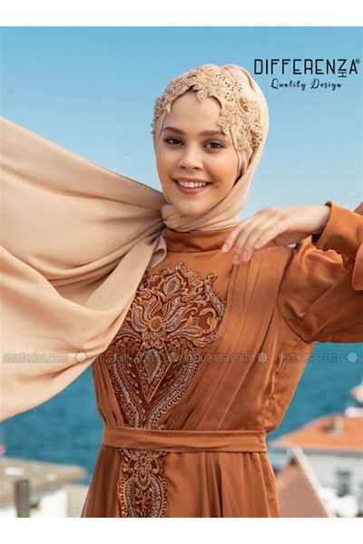 Differenza Beige Mink Sultan Wrap Shawl