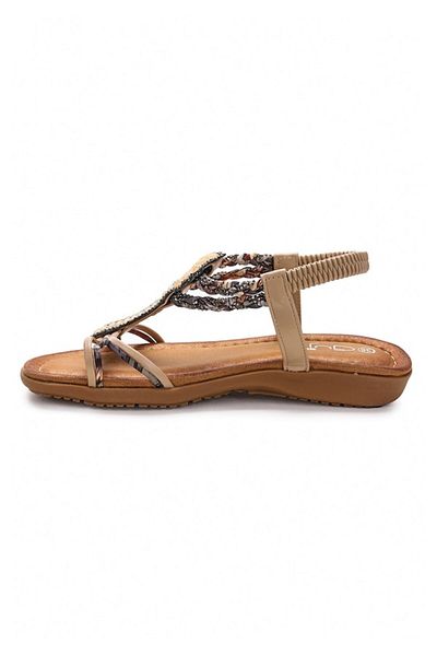 Guja 24y150-38 Women's Comfort Sandals - Stone Detailed
