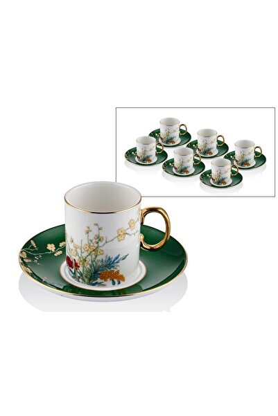 Genel Markalar GÜRDAMAR HOME BLOSSOMS 6'LI KAHVE FİNCAN TAKIMI