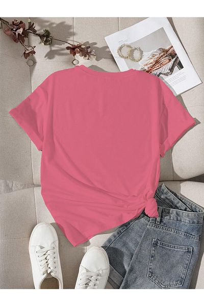 aynewmoda Oversize Printed T-shirt