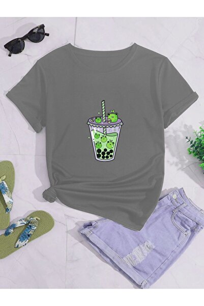 LAND MODA Tricou oversize cu imprimeu Icecek