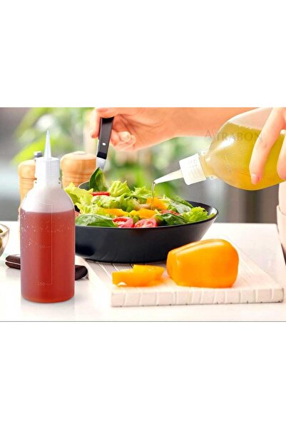 İstanbul Horeca طقم وعاء زيت سعة 1 لتر