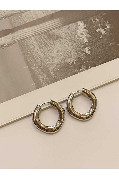 PAMES Xuping Silver - Hoop Colored Earrings