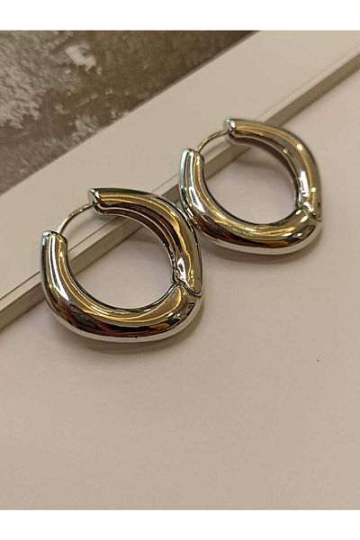 PAMES Xuping Silver - Hoop Colored Earrings
