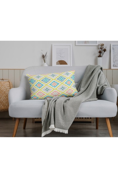 AYPETEKS Biyeli Koltuk, Kanepe, Divan Büyük Boy Sırt Kırlent Kılıfı