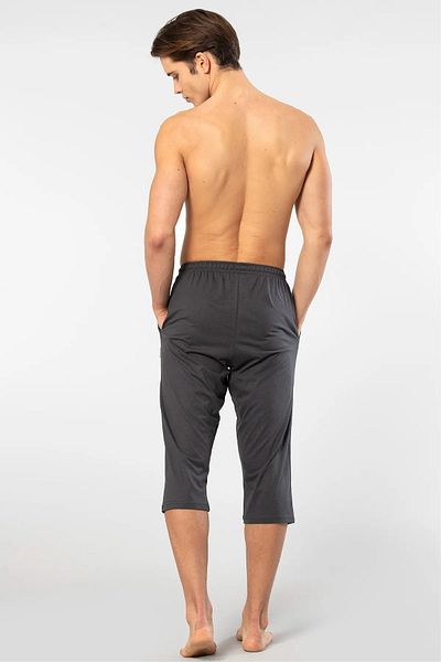 Cacharel Men's Single Bottom 50% Modal 50% Cotton Comfortable Fit Capri