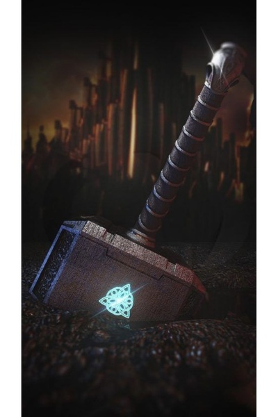 512 STORE Thor Çekiç Duvar Poster 30x42 Çerçevesiz