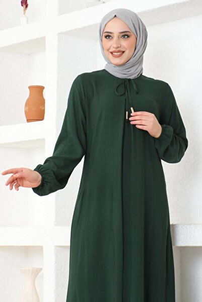 SGS Φόρεμα από βισκόζη σε σμαραγδένιο πράσινο - A Pile