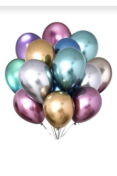 Kalisan Mirror Balon Karşık 12' (10'lu Paket)