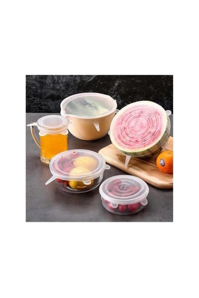 PANJI 6-Piece Silicone Stretch Cover - Maintaining Freshness
