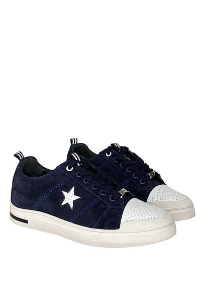 Pierre Cardin 10207 Genuine Leather Starry Men's Casual Sneaker Shoes