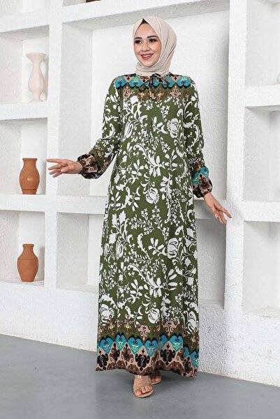 SGS Χακί Φόρεμα Τεσεττύρ - Μοντέλο Α πλισέ