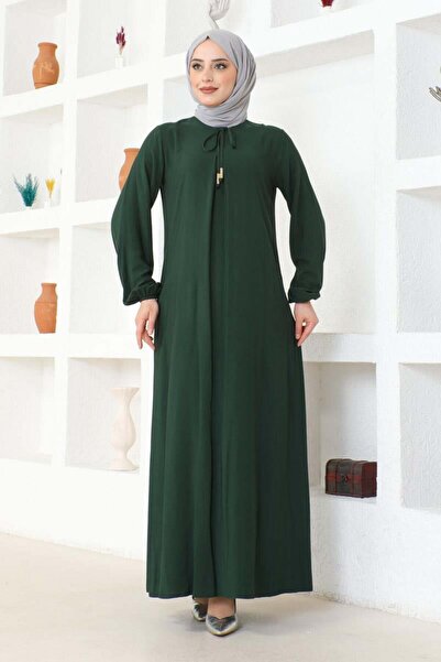 SGS Φόρεμα από βισκόζη σε σμαραγδένιο πράσινο - A Pile