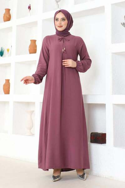 SGS LILA - A Pleat Viscose Dress