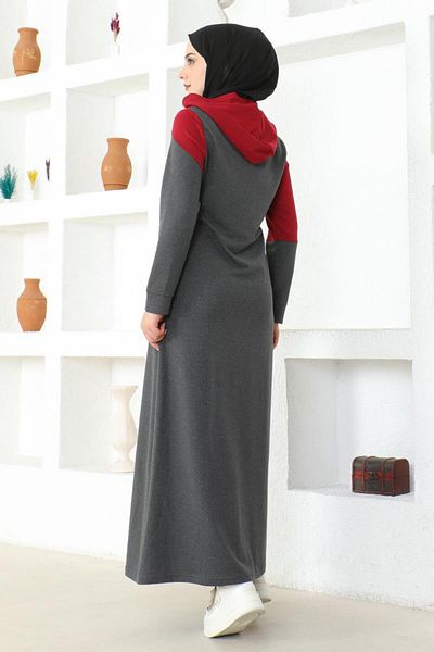 MG Anthracite Hijab Sports Ferace
