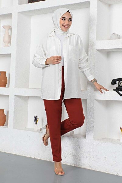 MG Women's Lace-Up Trousers - TILE