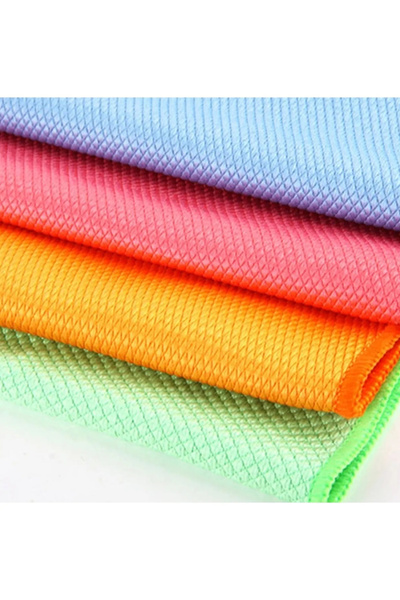 Elif mağazacılık بيلا هاوس قماش زجاجي من الألياف الدقيقة 40x40 سم 4 قطع