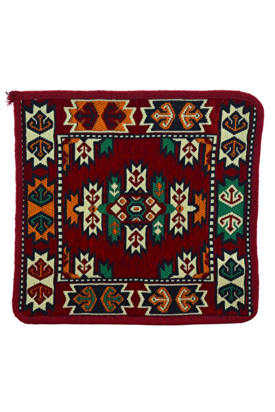HitDukkan Dekoratif Otantik Çift Taraflı Fermuarlı Kilim Şark Köşesi Minder K...