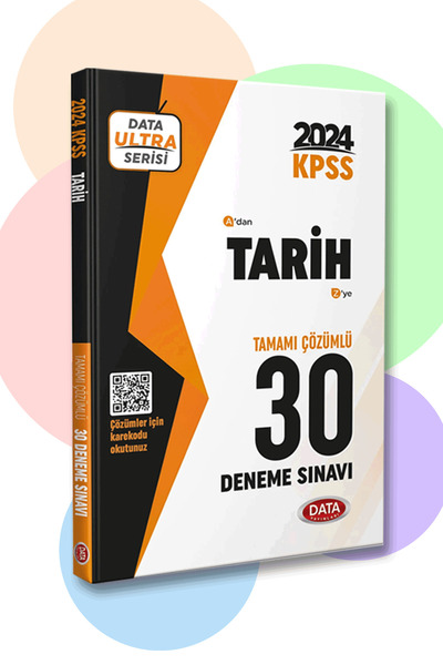 Data Yayınları 2024 KPSS Ultra Serisi Tarih 30 Deneme Sınavı