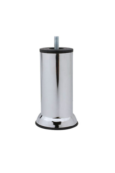 DSYapıAksesuar Metal 12cm Ayak 8mm Vidalı(Pasolu) Mobilya Koltuk Baza Ayağı(METAL 12cm 8mm Vidalı)