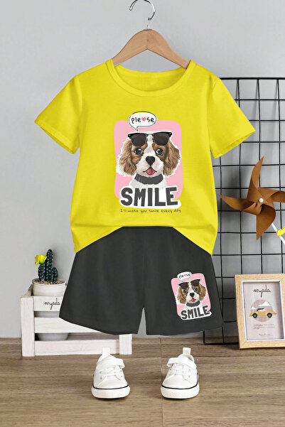 MYADA Велосипедний комір з гумкою, окуляри Smile, дитячий комплект з принтом ...