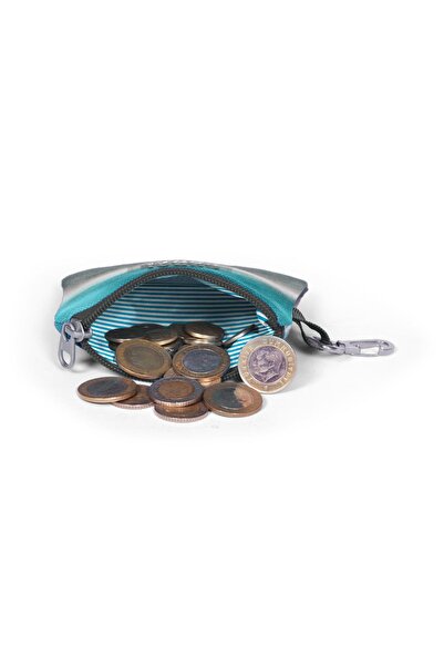 Coral High 21897 Model Turquoise Gray Batik Kids Coin Purse